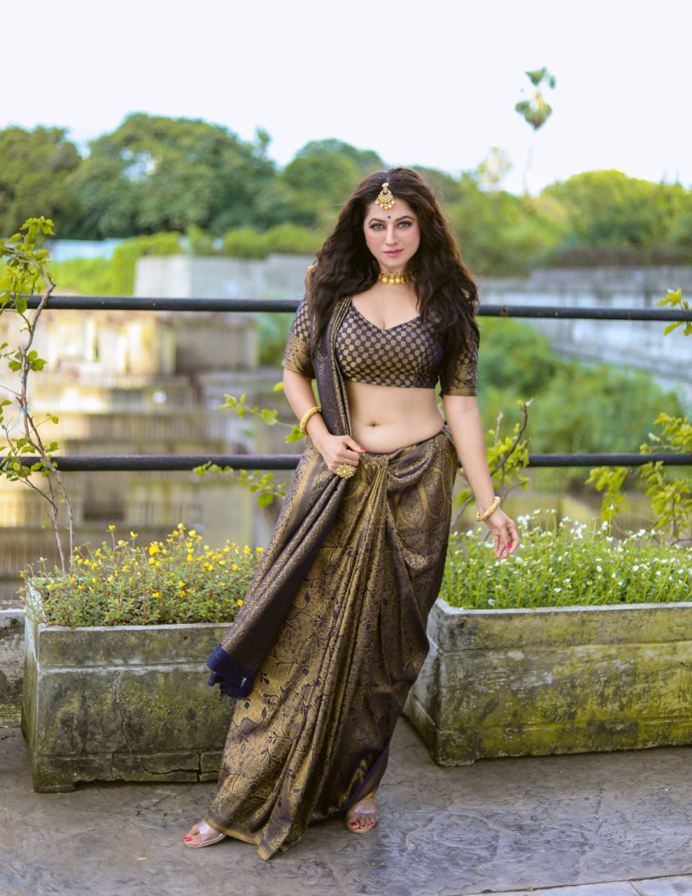 Ynf Nayani D Latest Designer Party Wear Silk Saree Collection